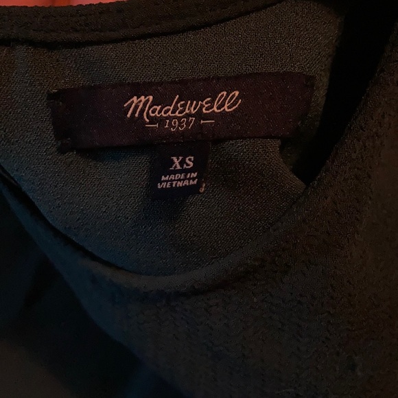 Green shirt, size XS, brand Madewell - Picture 2 of 3